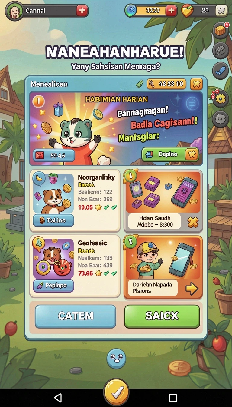 Tampilan utama aplikasi vip555 App APK Terbaru yang intuitif dan efisien.